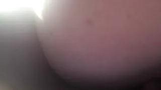 Fat guy bangs in the backseat