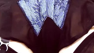 Retro Black French Knickers