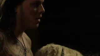 Alicia Agneson topless and sexy scenes from Vikings