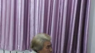 Chinese granny in the bath