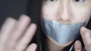 tape gag asmr