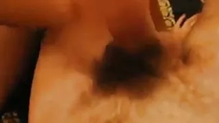 Handjob by Russian busty blonde