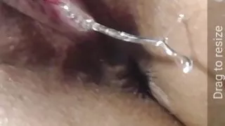 Monica letting you see her grool