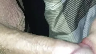 Homemade MILF sucking cock