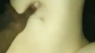 white girl creampied by black boyfriend