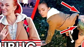 FUCKED behind billboard! KESSIE SHY (ENGLISH) Dates66.com