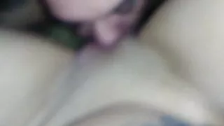 Eating her pussy