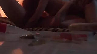 Dude helping a couple in sex