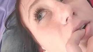 Young active cutie blows old cock