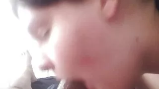 Bbw milf giving me sloppy throat