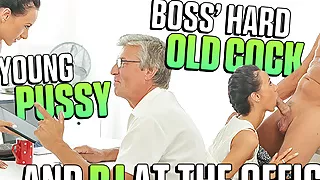 OLD4K. Tight young pussy of bewitching secretary Liliane