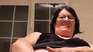 Granny touches herself