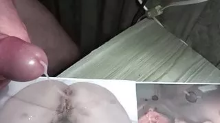 My cum for you two sexy Girls Jenny And hannah lots of cum