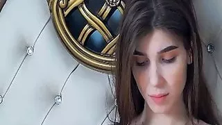 Adorable Babe Fingering Her Twat Till She Cum