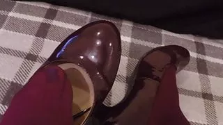 Füße, Ladyboy, Unterwäsche, Strumpfhose, Transensex, Jung