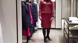 Hugo Boss Leder-Rockanzug