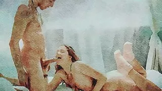 Digital Erotic Watercolor - Part 1