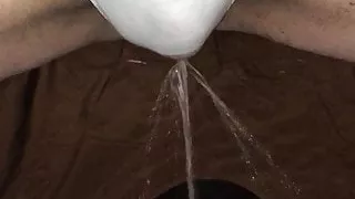 My Piss Slut makes me pee for her!