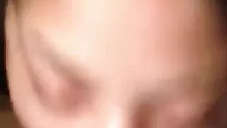 Cute girl sucking bbc part1