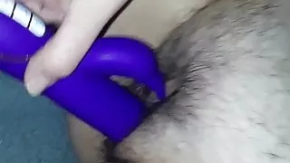 Pussy play with sex toy