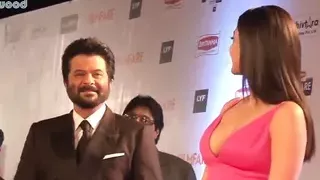 Kajal Aggarwal in Beautiful Sex Pink dress at Filmfar Awards