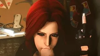 Revy give a blowjob