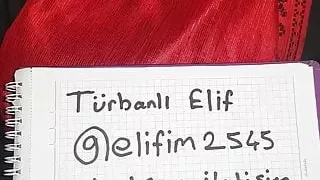 turbanli elif iletisim icin bilgilerini paylasiyor