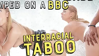 BLACK4K. Black on white scene of big gentleman and tender