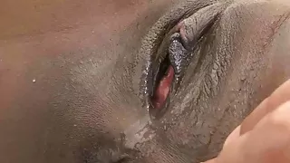 Young ebony student, amateur pov creampie