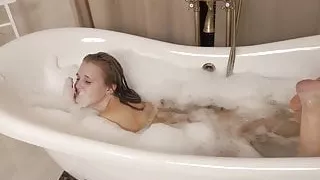 Madison Busty Bubble Bath