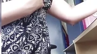 Sneaky teacher flashing 4