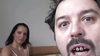 Ugly Man with Small COCK Tries To FUCK College Babe