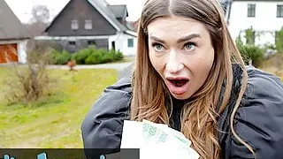 Public Agent Hot wife loves a much bigger cock