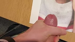 Cum tribute that hot blonde again