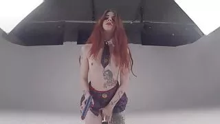 Miriam sexy school girl is ready to fight