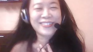 Lucy Chinese Slut masturbates with me on cam session 3