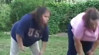 Two horny fat piggy lesbians