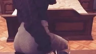 Young mother makes selfie