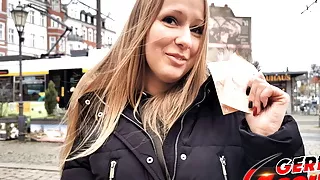 German Scout - First Anal For Curvy Teen At Street Casting