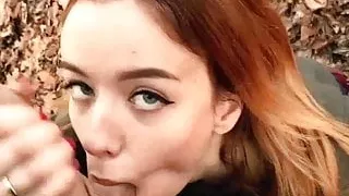 Russian blowjob in