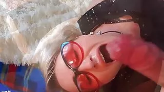 Cute Girl Deep Blowjob Big Dick and Rough Ass Fuck
