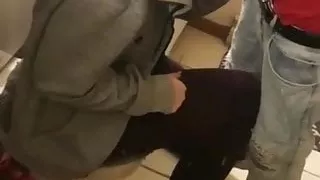 Girl dont suport swallow BBC cum