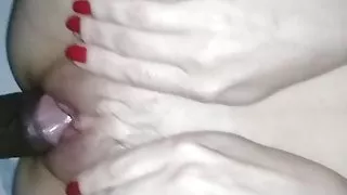 married white girl rolled up her cunt to take black dick