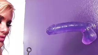 Curvy Porn Legend Shyla Stylez fucks herself with a toy