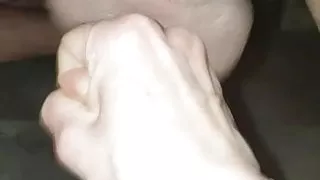 Ballbusting from Behind