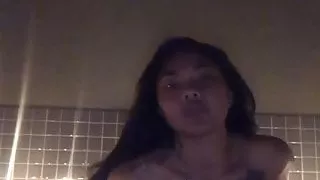 beautiful asian girl taking a bubble bath - no. 2