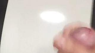 Me jerckingmy big German tool