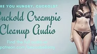 Cuckold Creampie Cleanup Audio