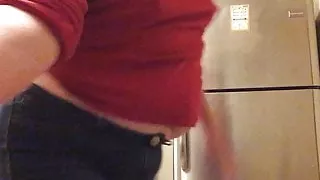 Pawg showing butt and nipples