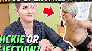 LOAN4K. Busty Lussy worships dick and balls to get necessary